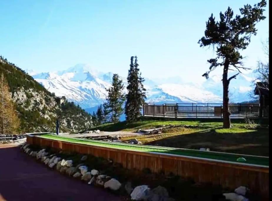 Appartement Style Chalet 5* Vue Mont-Blanc - Arc 1950 Les Arcs  Bagian luar foto