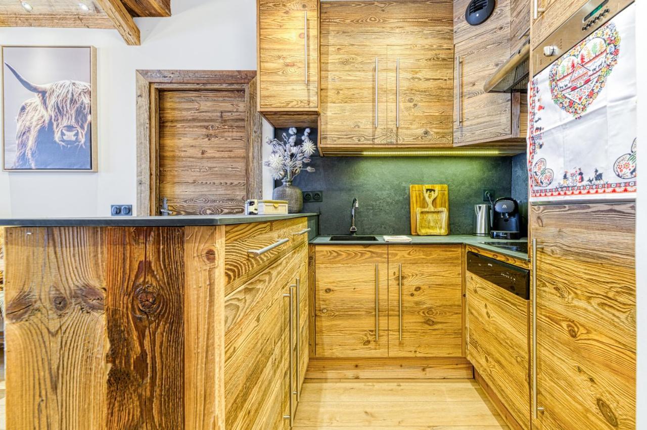 Appartement Style Chalet 5* Vue Mont-Blanc - Arc 1950 Les Arcs  Bagian luar foto